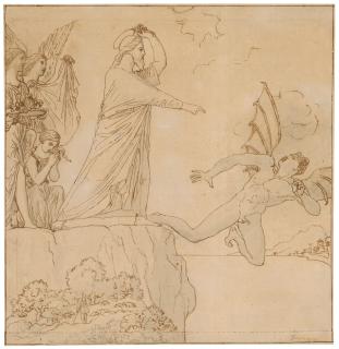 Jean-Auguste-Dominique Ingres - Christ on the Mountain