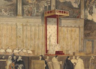 Jean-Auguste-Dominique Ingres - Interior Of The Sistine Chapel