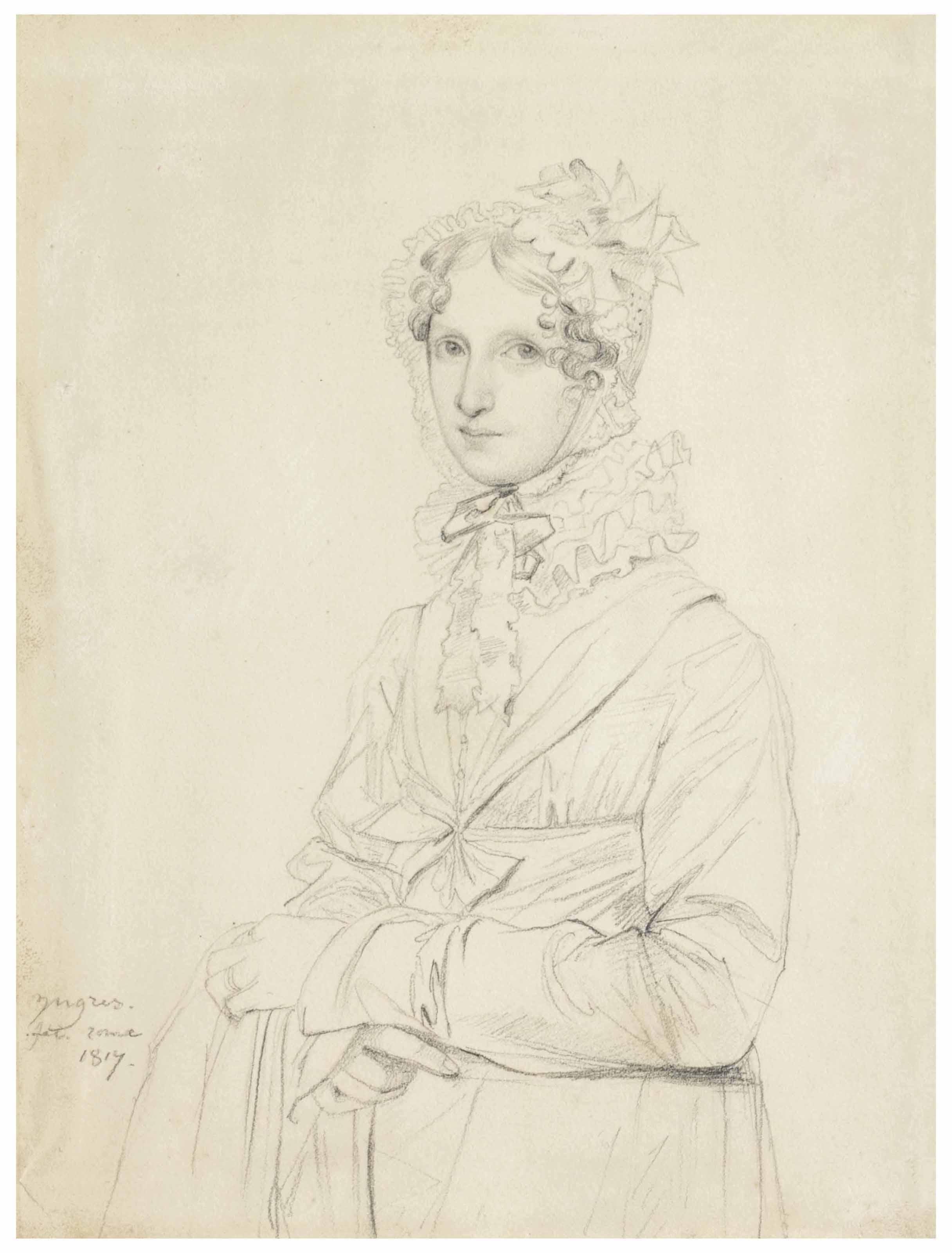 Jean-Auguste-Dominique Ingres - Louise Sophia Enrietta Catharina Ritter (Fräulein Ritter)