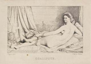 Jean-Auguste-Dominique Ingres - Odalisque (Delteil 9)