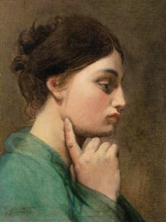 Jean-Auguste-Dominique Ingres - ODYSSEY, STUDY OF THE FIGURE FOR THE APOTHEOSIS BY HOMER