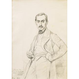 Jean-Auguste-Dominique Ingres - Portrait D\'Alphonse Hennet De Goutel