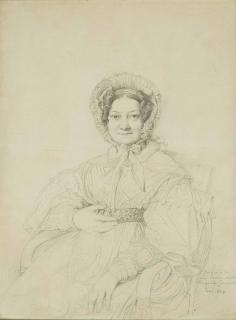 Jean Auguste-Dominique Ingres - Portrait De Madame Jean-Jacques-Joseph Anfrye, Née Louise- Jeanne-Hyacinthe Dastros