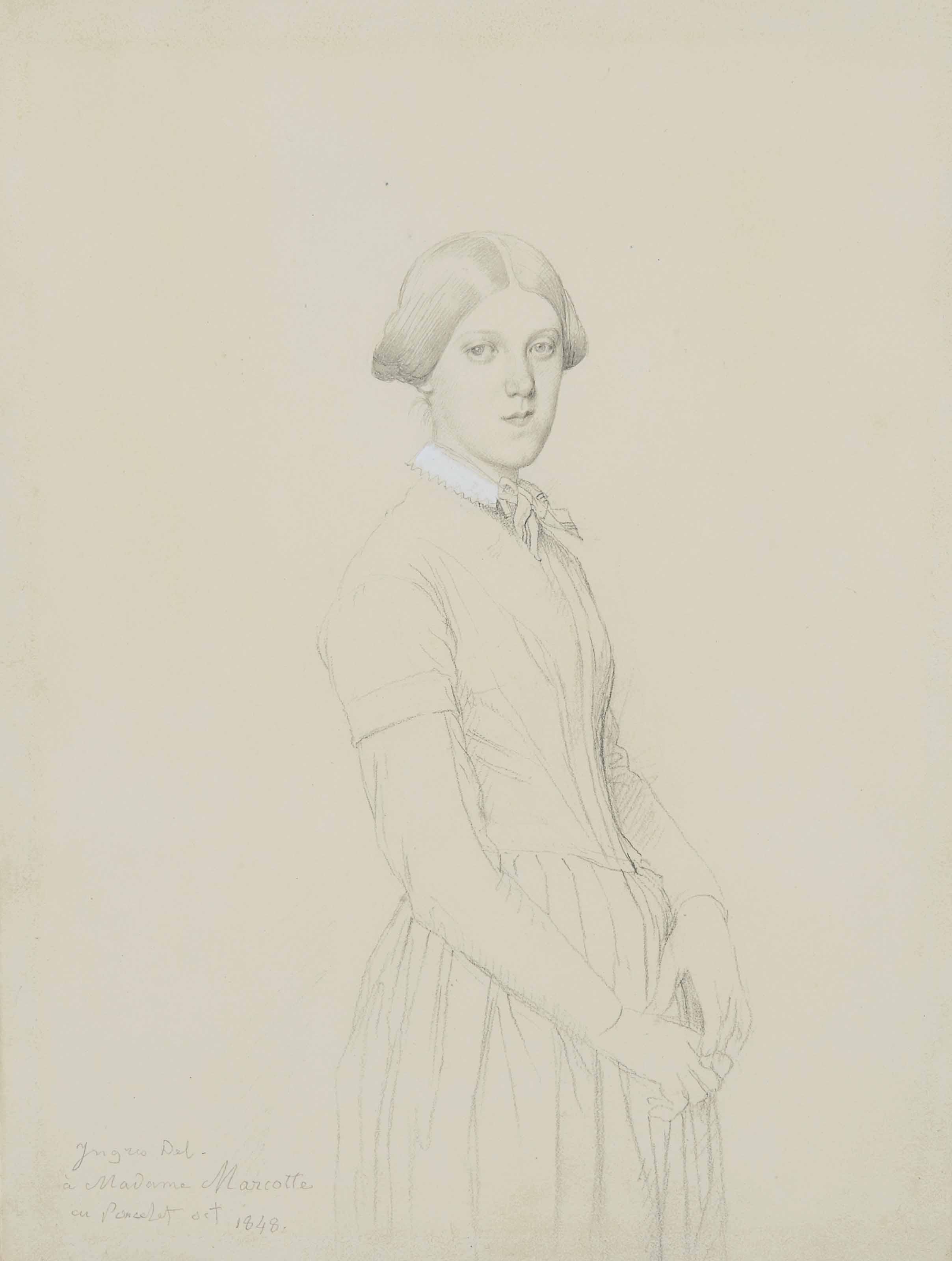 Jean-Auguste-Dominique Ingres - Portrait de Mademoiselle Louise Marcotte