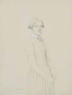 Jean-Auguste-Dominique Ingres - Portrait de Mademoiselle Louise Marcotte