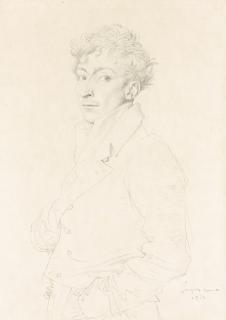 Jean Auguste Dominique Ingres - Portrait Of Gaspard Bonnet