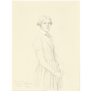 Jean-Auguste-Dominique Ingres - Portrait Of  Louise Marcotte, Later Madame Hubert Rohault De Fleury