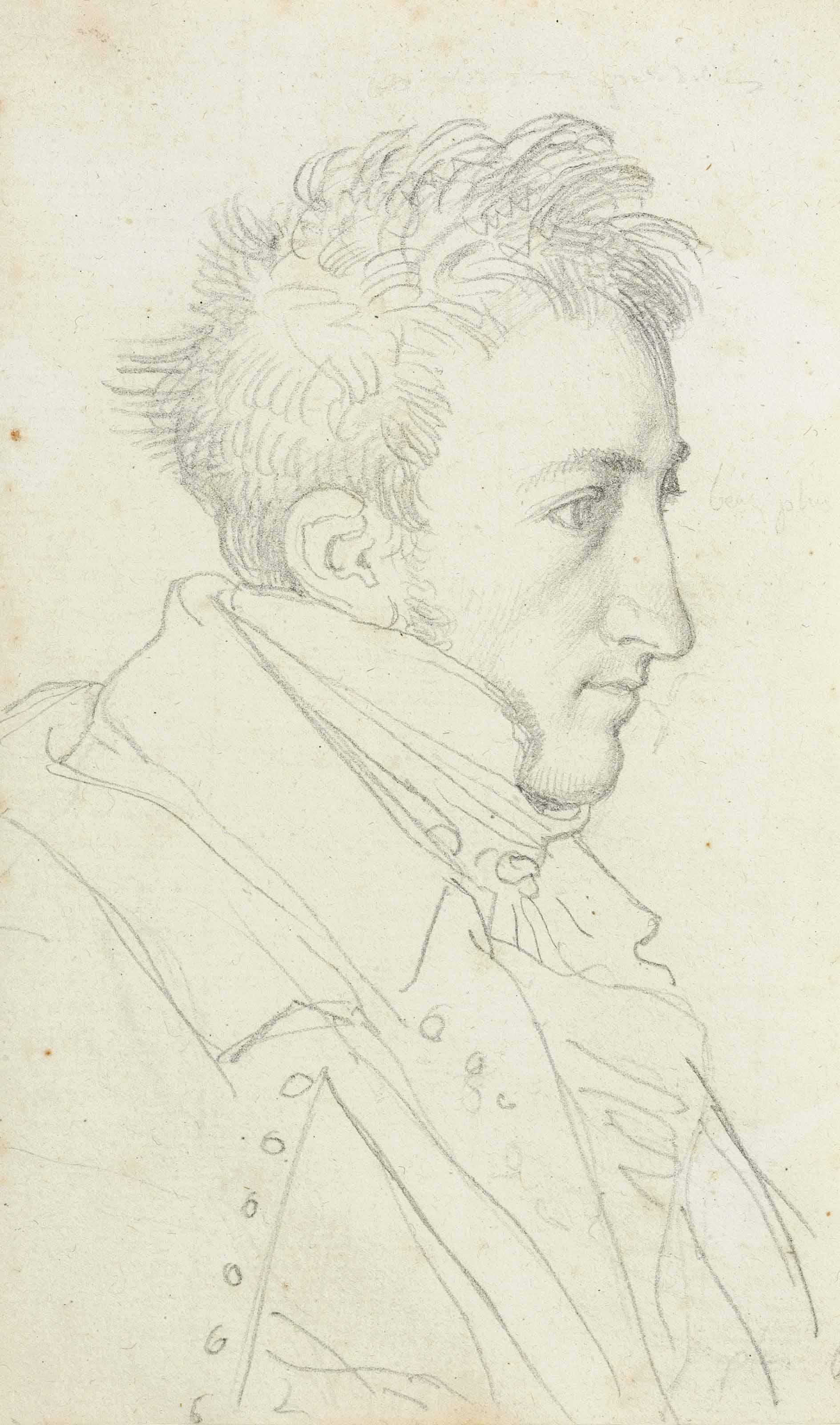 Jean-Auguste-Dominique Ingres - Portrait Of The Architect François-Désiré Girard De Bury