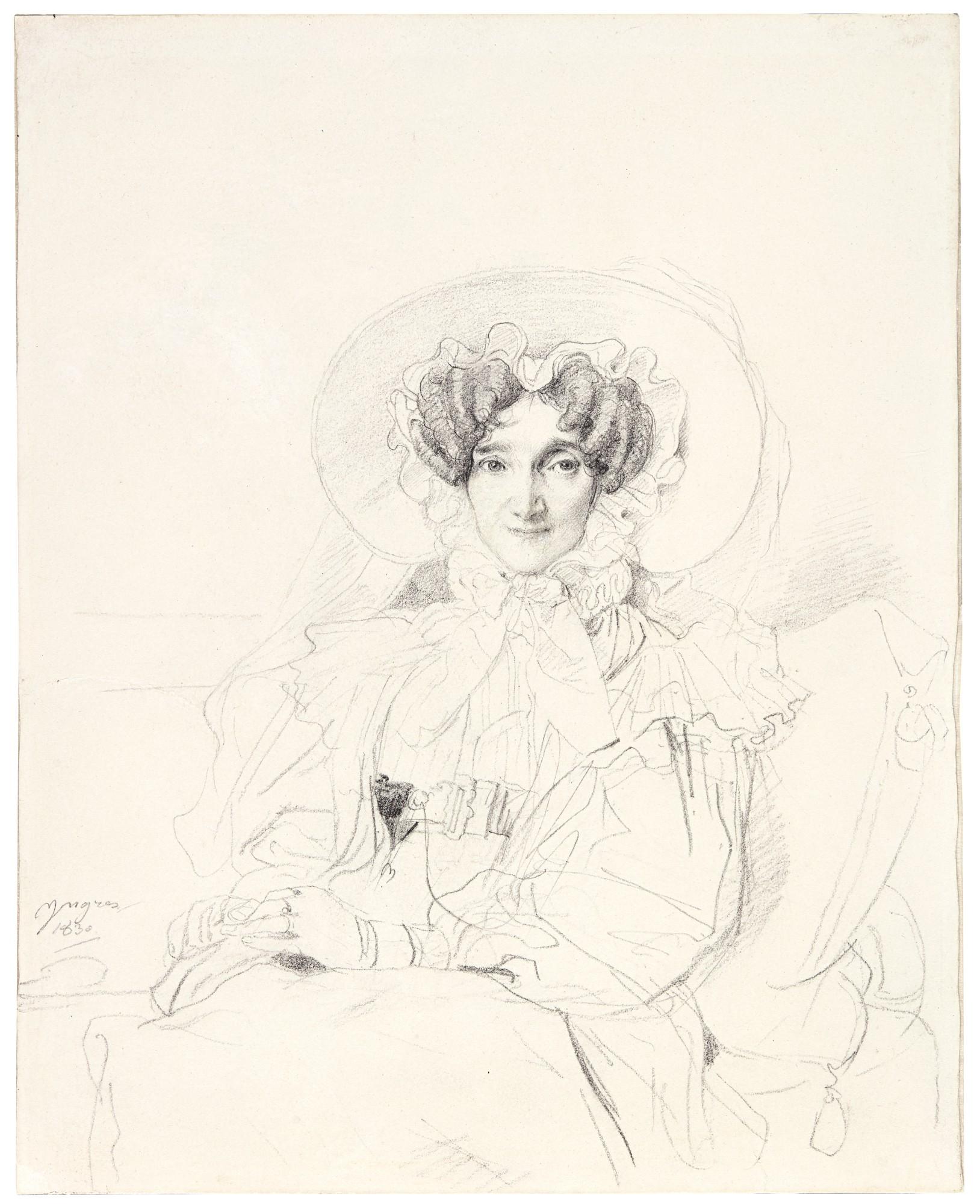 Jean-Auguste-Dominique Ingres - Portrait of the Marquise de Beaumont