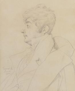 Jean-Auguste-Dominique Ingres - Portrait Of The Sculptor Charles Dupaty