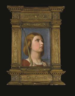 Jean-Auguste-Dominique Ingres - Tête de Jeanne D\'Arc En Extase