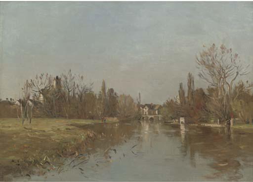 Jean Baptiste Antoine Guillemet - Au bord de la rivière