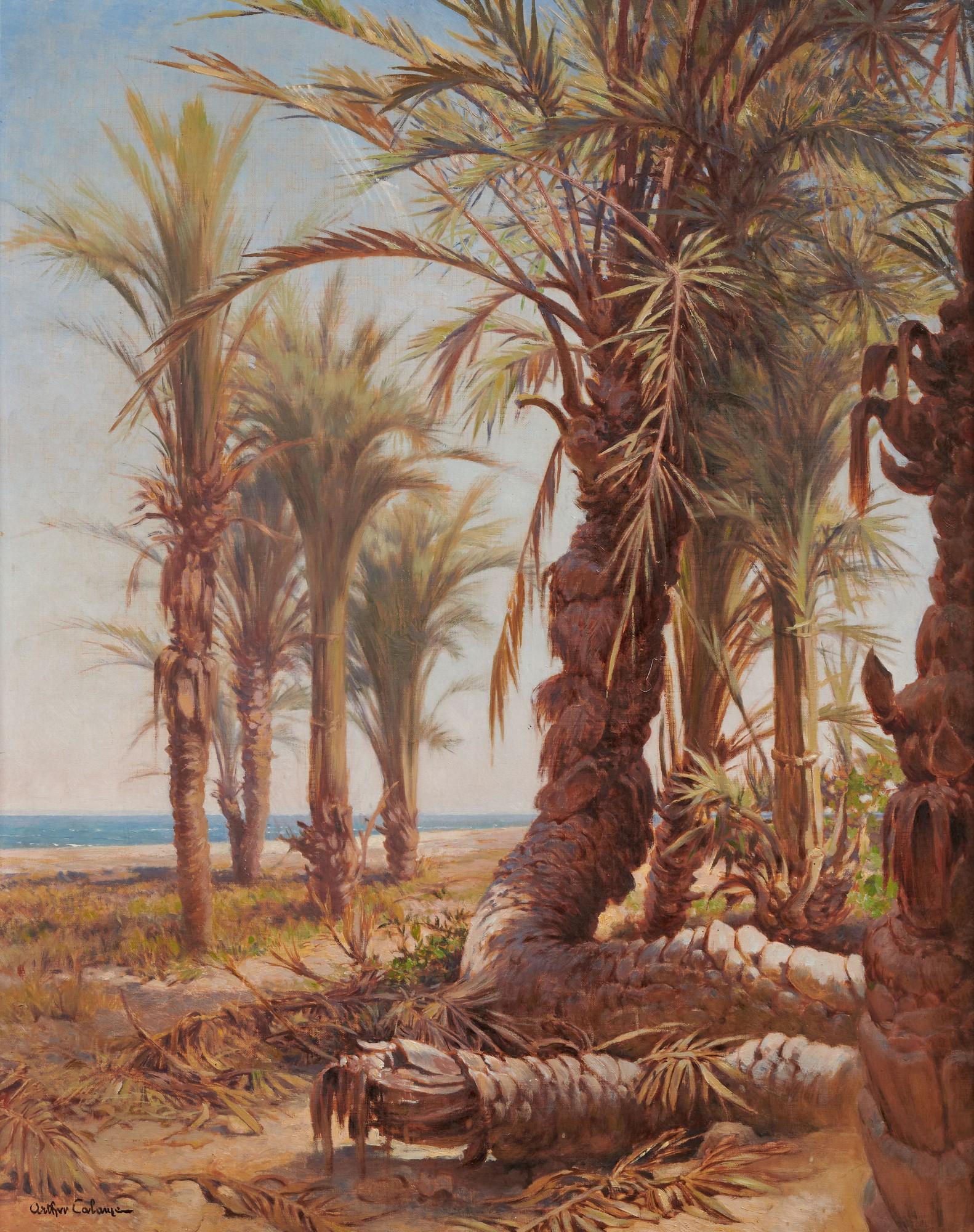 Jean-Baptiste-Arthur Calame - Palmiers De Bordighera