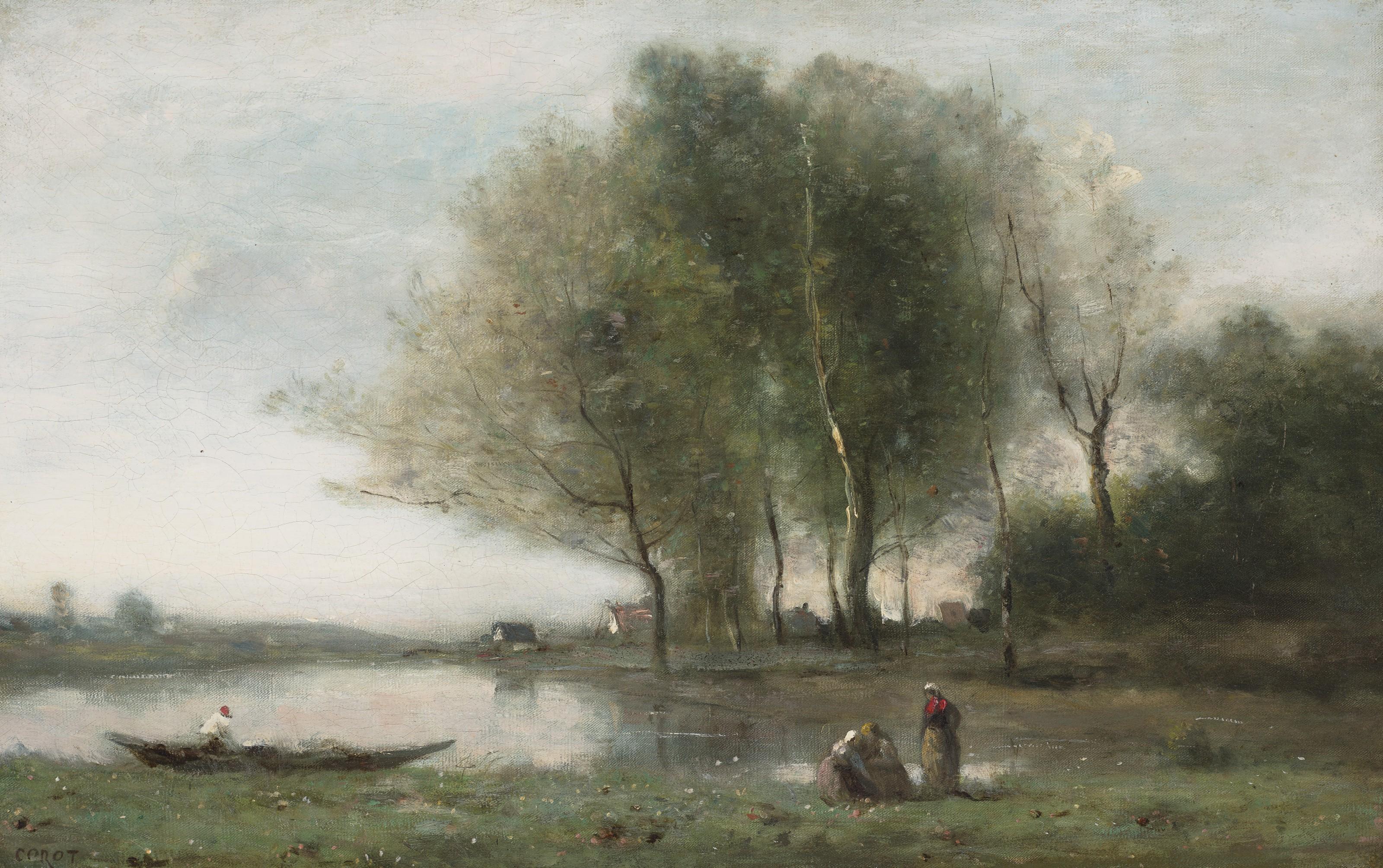 Jean-Baptiste-Camille Corot - Arleux-Du-Nord⁠⁠—Le Bord Des Clairs