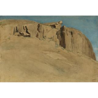 Jean-Baptiste-Camille Corot - Civita Castellana, High Rocks