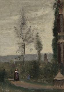 Jean-Baptiste-Camille Corot - Coulommiers, Le Jardin De M. Preschez