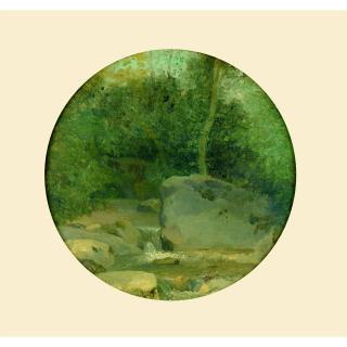 Jean-Baptiste-Camille Corot - Cours D\'Eau Dans Les Rochers