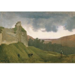 Jean-Baptiste-Camille Corot - French Arques, Ruines Du Chateau