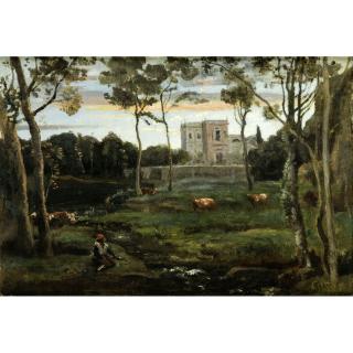 Jean-Baptiste-Camille Corot - French le Parc De La Villa Doria-Pamphili, Rome