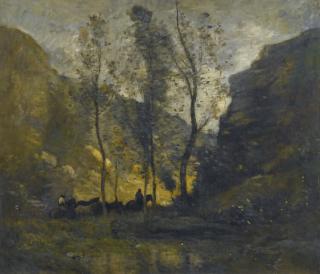 Jean-Baptiste-Camille Corot - French les Contrebandiers