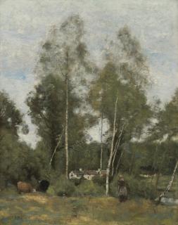 Jean-Baptiste-Camille Corot - Frenchclairière Du Bois Pierre, Aux Evaux, Prés Château-Thierry
