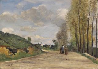 Jean-Baptiste-Camille Corot - Gouvieux, près Chantilly. La Route