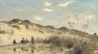 Jean-Baptiste-Camille Corot - La Dune De Dunkerque