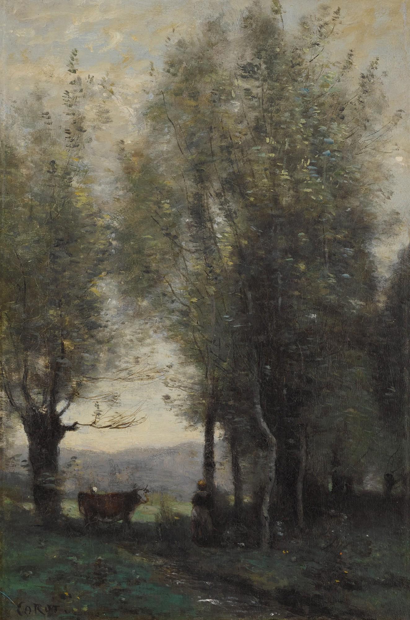 Jean-Baptiste-Camille Corot - La Vachère de Ribagnac