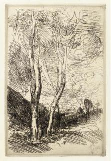 Jean-Baptiste-Camille Corot - Le Dom Florentin (Delteil 13)