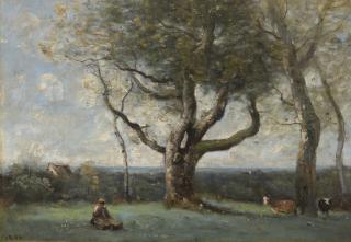 Jean-Baptiste Camille Corot - Le gros arbre (environs de Gournay)