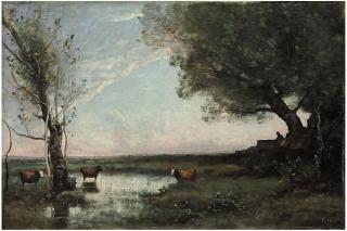Jean-Baptiste-Camille Corot - Paluds antiques