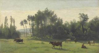 Jean-Baptiste-Camille Corot - Paturages à l’aurore, Limousin
