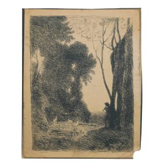 Jean-Baptiste-Camille Corot - Quarante Clichés-Glace De Corot, Daubigny, Delacroix, Millet, Rousseau Tirés Sur Les Plaques Provenant De La Collection De M. Cuvelier, Edition Maurice Le Garrec, Paris 1921