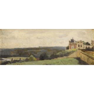 Jean-Baptiste-Camille Corot - Saint Germain En Laye - La Terrasse