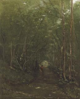 Jean-Baptiste-Camille-Corot - Sous bois près de Vimoutiers, Orne