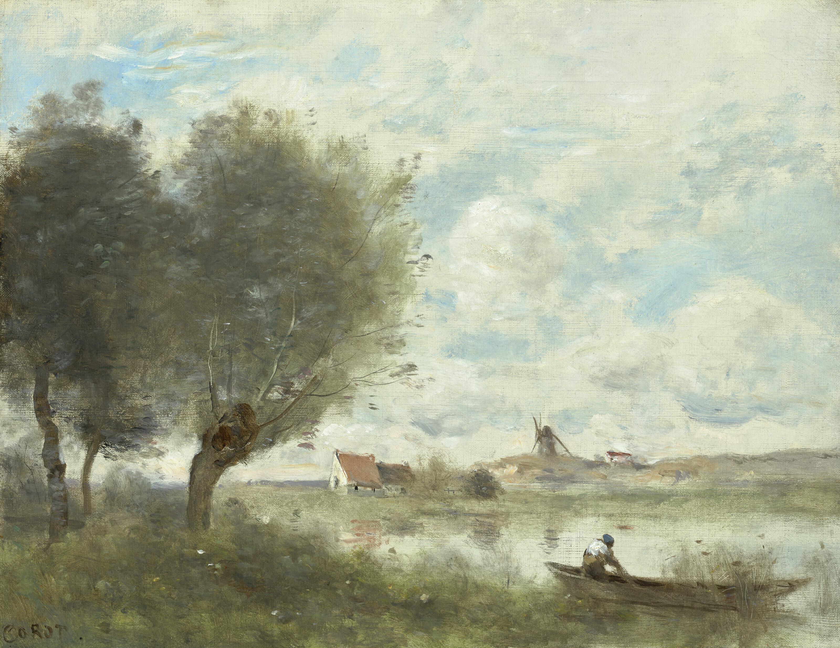 Jean-Baptiste-Camille Corot - Souvenir d\'Ault