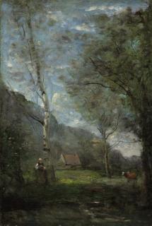 Jean Baptiste Camille Corot - Souvenir de Bretagne