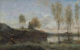 Jean-Baptiste-Camille Corot - Souvenir des Marais de Bove, près Amiens
