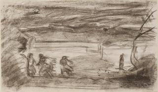 Jean-Baptiste-Camille Corot - The destruction of Sodom