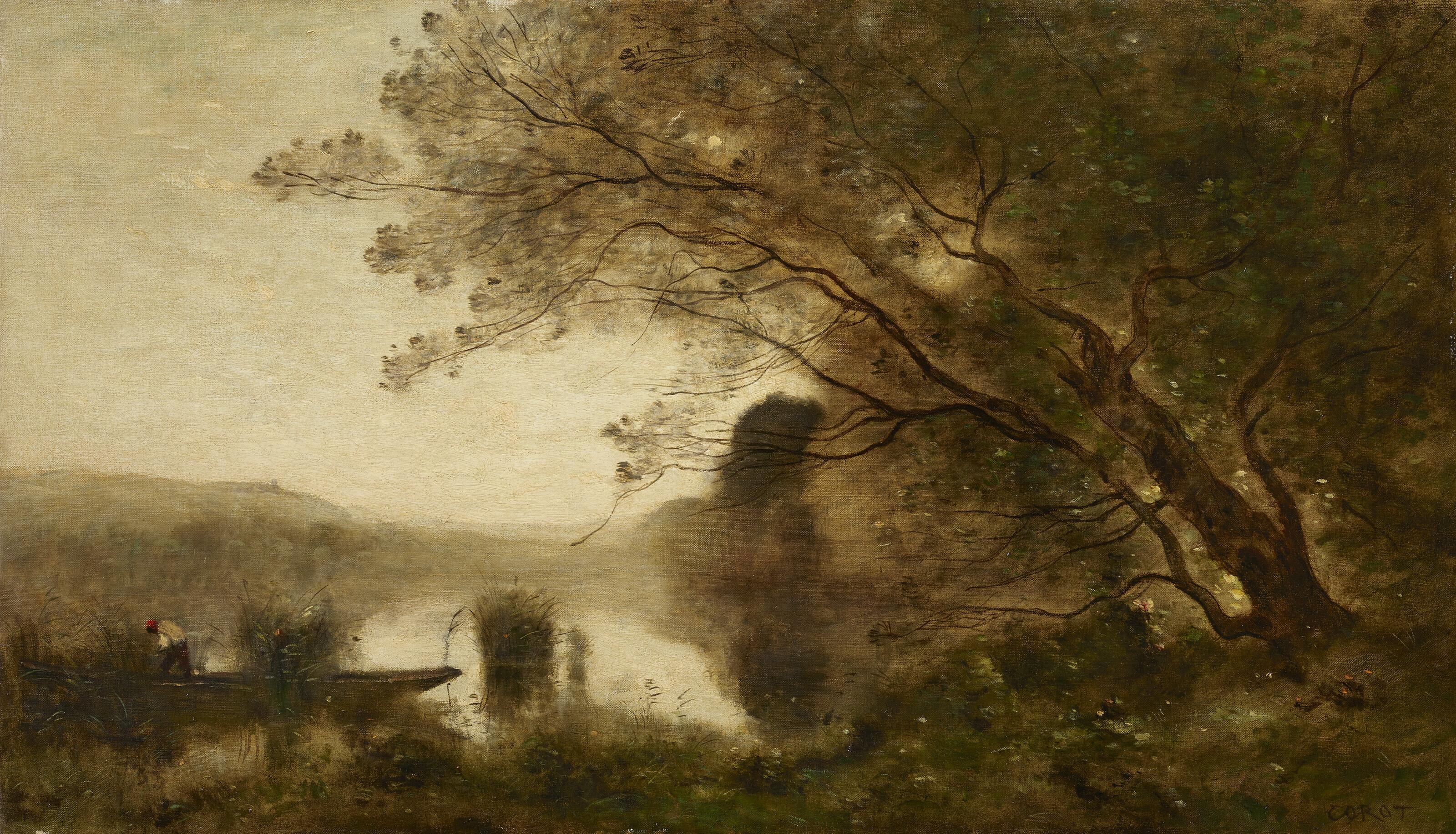 Jean-Baptiste-Camille Corot - Vapeurs matinales à Mortefontaine