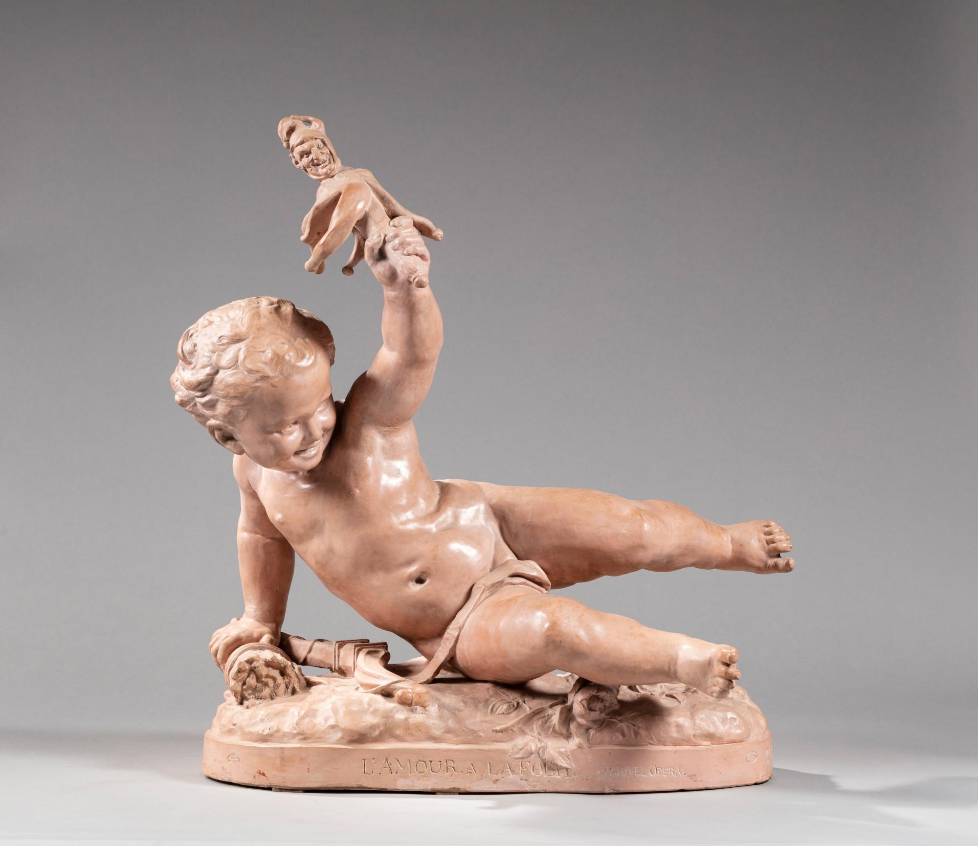 Jean-Baptiste Carpeaux - L\'Amour à la folie (Cupid playing)