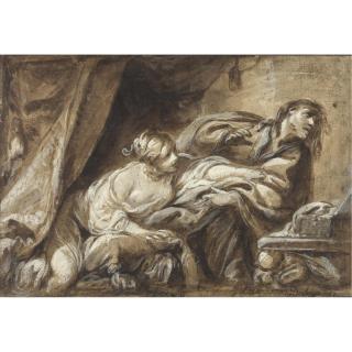 Jean-Baptiste Deshays - Joseph And Potiphar\'S Wife