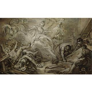 Jean-Baptiste Deshays - The Arts Triumphant Over The Vices