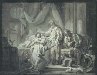 Jean-Baptiste Deshays - The blessing of a child