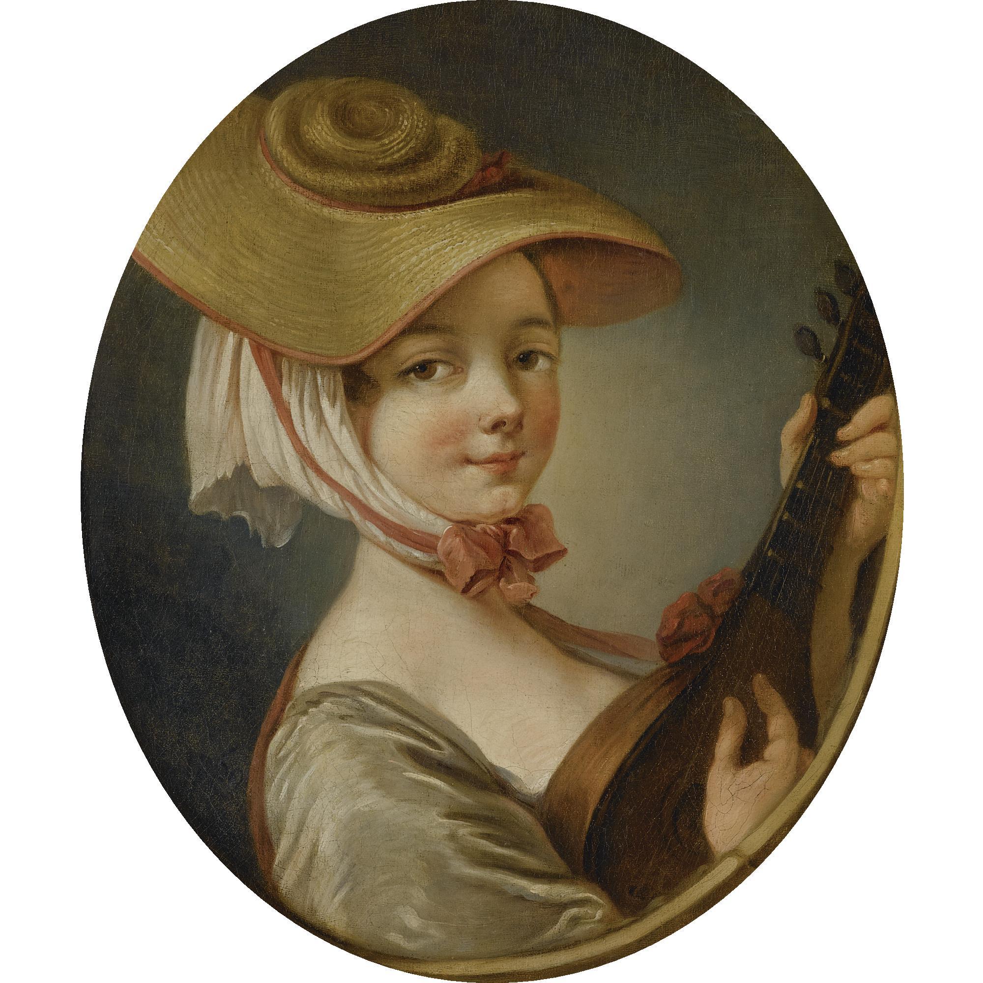 Jean-Baptiste Deshays - Woman With A Lute
