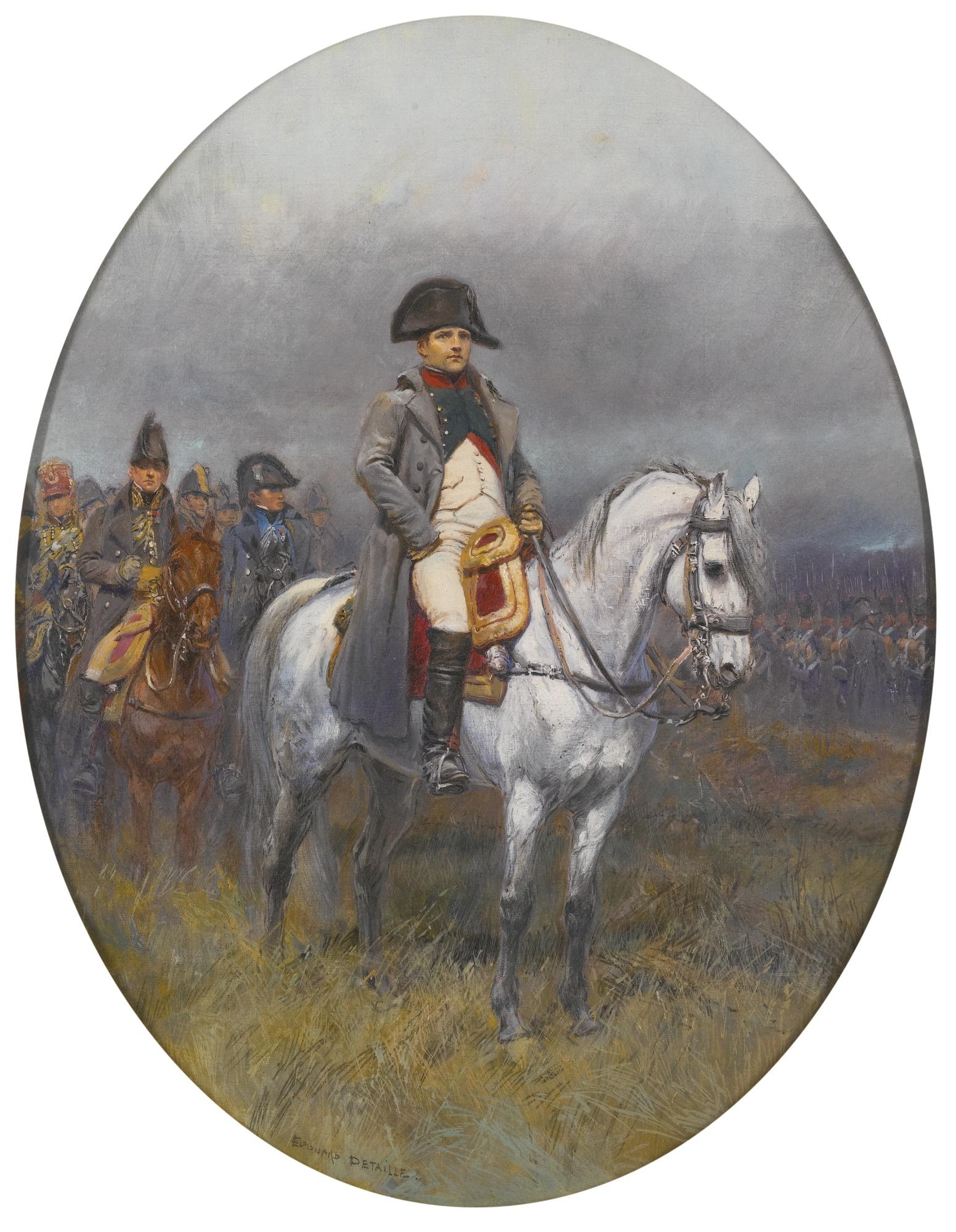Jean-Baptiste-Edouard Detaille - Napoleon On Horseback