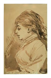 Jean-Baptiste-Édouard Detaille - Portrait De Femme