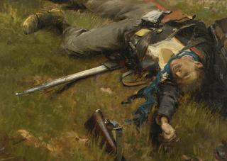 Jean-Baptiste-Édouard Detaille - Soldat (Mobile Tué): A Fragment From The Panorama Of The Battle Of Champigny