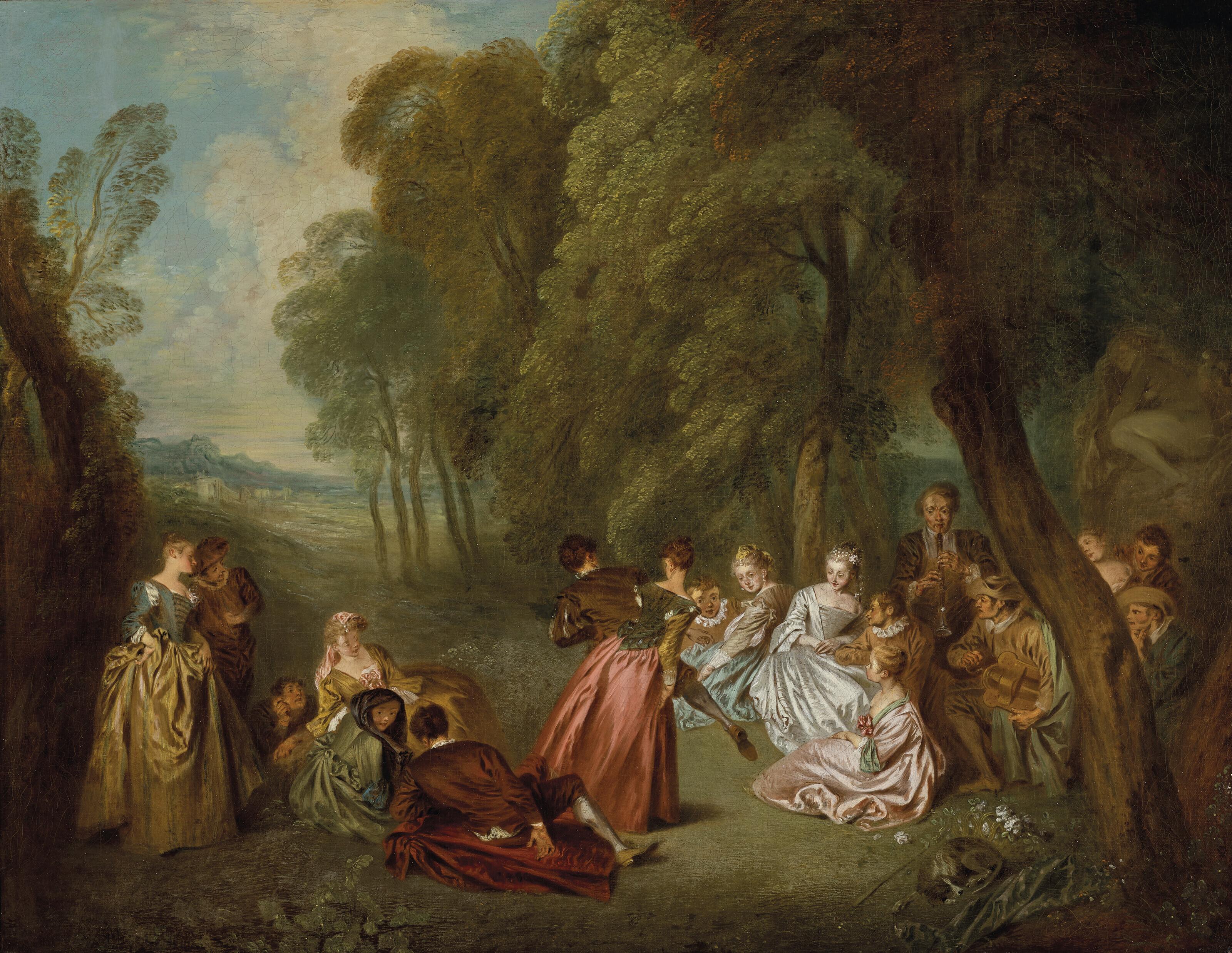 Jean-Baptiste François Joseph Pater - Les divertissements champêtres