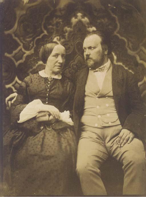 Jean-Baptiste Frenet - Couple devant une tapisserie